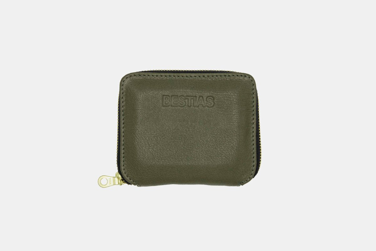 Clothing Accessories - Billetera - Mini Zip Olive - BESTIAS