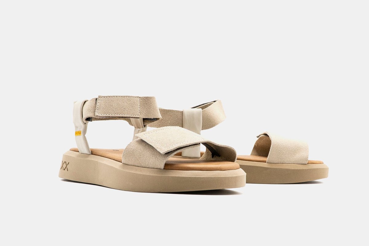 Shoes - Sandalia Mujer - Leona Suede Nude - BESTIAS