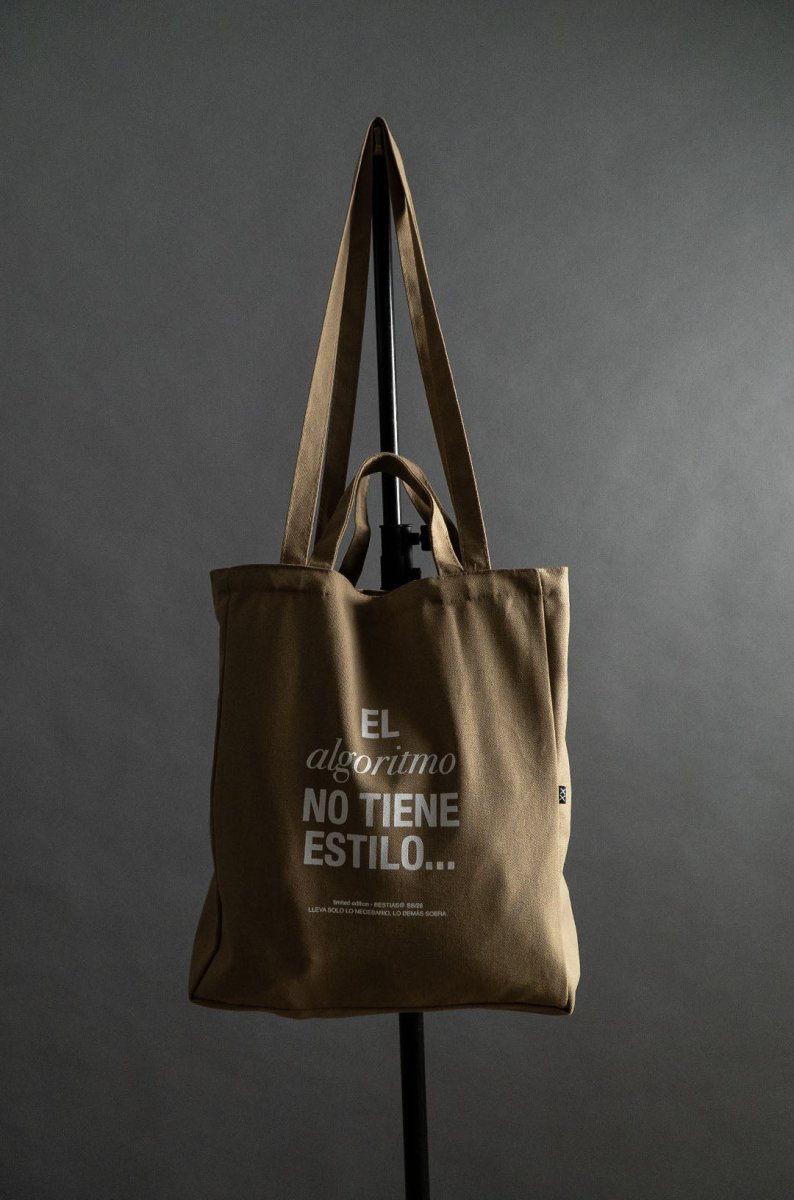 - Tote Bag Canvas - Algoritmo sin estilo - BESTIAS