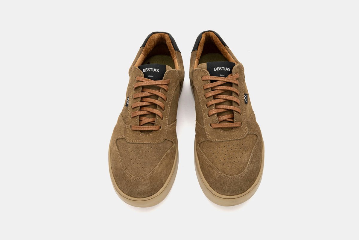 Shoes - Zapatilla Hombre - Bora Suede Almendra - BESTIAS