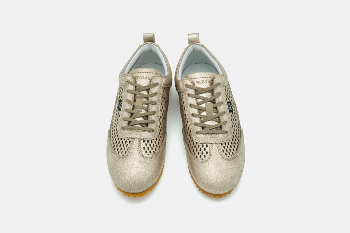 Shoes - Zapatilla Mujer - Delfina Gold - BESTIAS