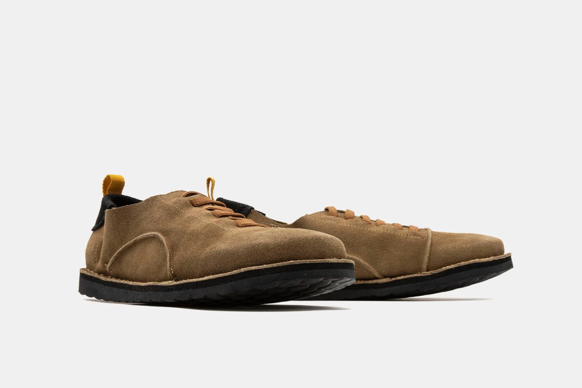 Shoes - Alpargata Barefoot Hombre - Tengu Suede Almendra - BESTIAS