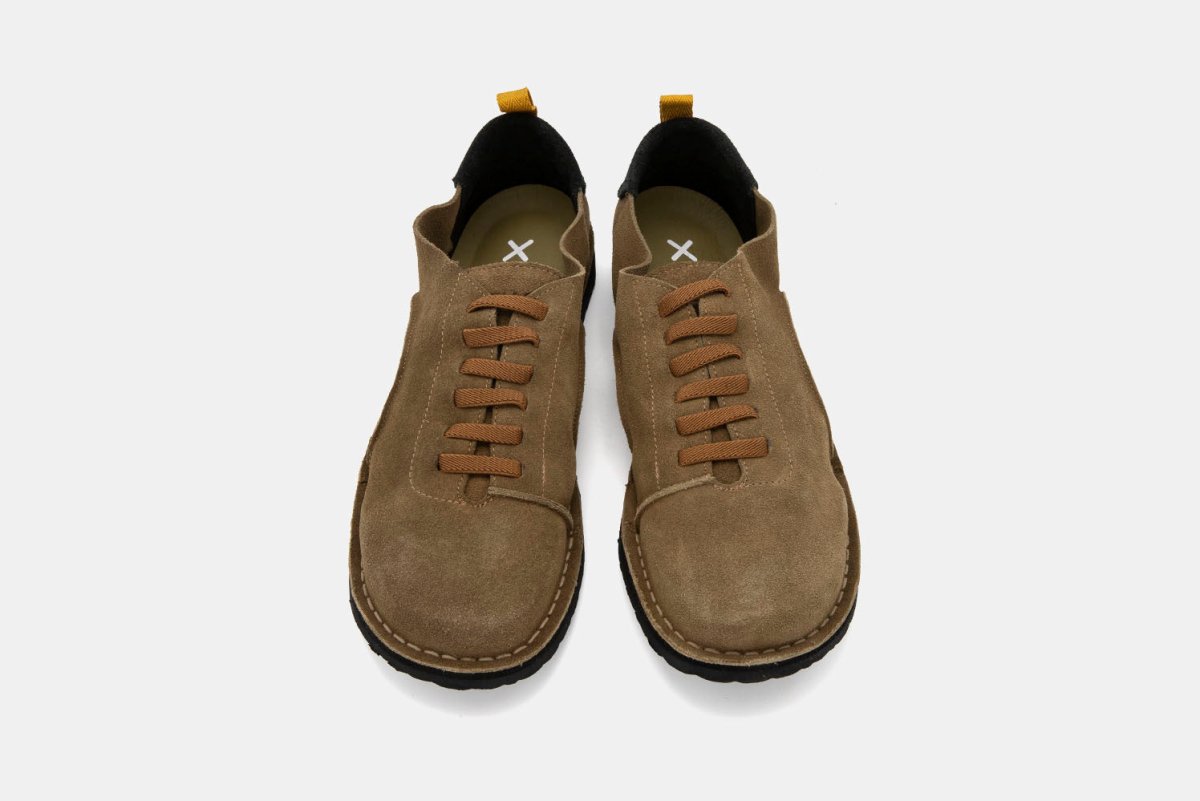 Shoes - Alpargata Barefoot Hombre - Tengu Suede Almendra - BESTIAS