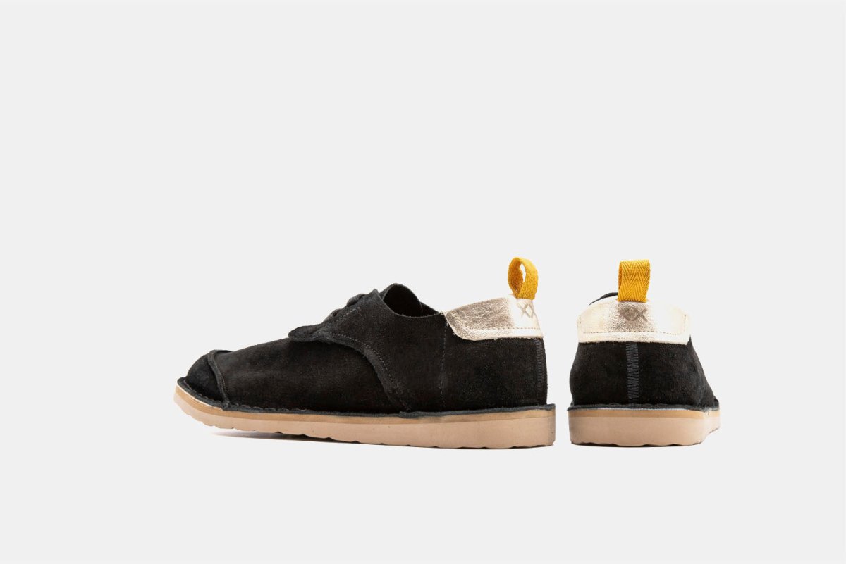 Shoes - Alpargata Mujer - Oni Suede Black - BESTIAS