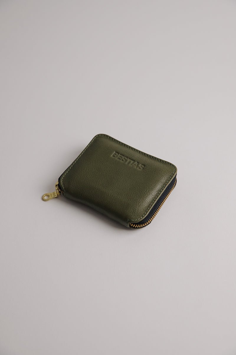 Clothing Accessories - Billetera Mini Zip | Olive - BESTIAS