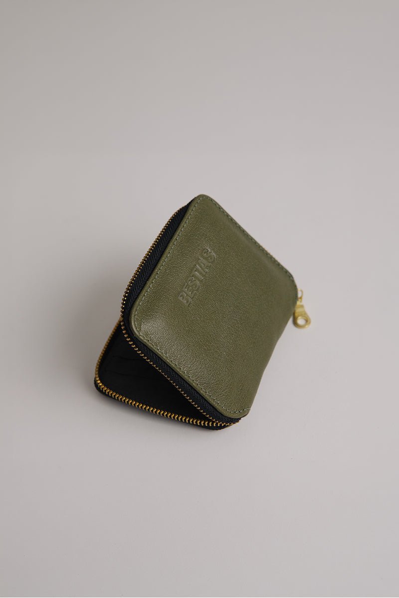 Clothing Accessories - Billetera Mini Zip | Olive - BESTIAS