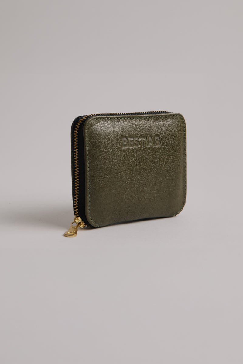 Clothing Accessories - Billetera Mini Zip | Olive - BESTIAS