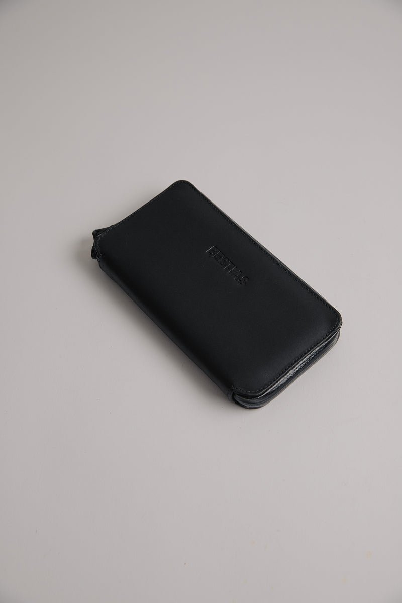 Clothing Accessories - Billetera - Zip Black - BESTIAS
