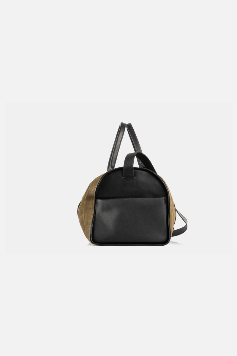 Clothing Accessories - Bolso de Cuero - Wiken Suede Camo Black - BESTIAS