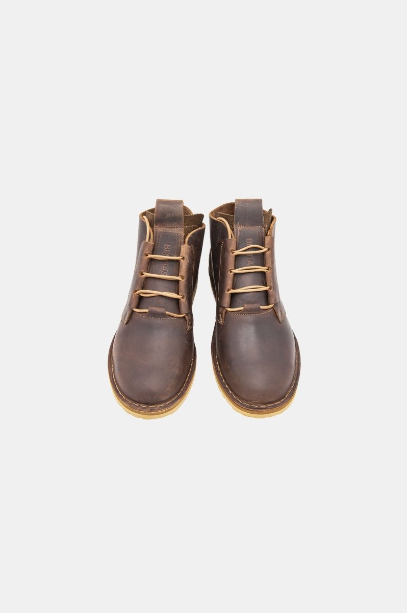 Shoes - Botín Hombre - Dingo Pull Up Brown - BESTIAS