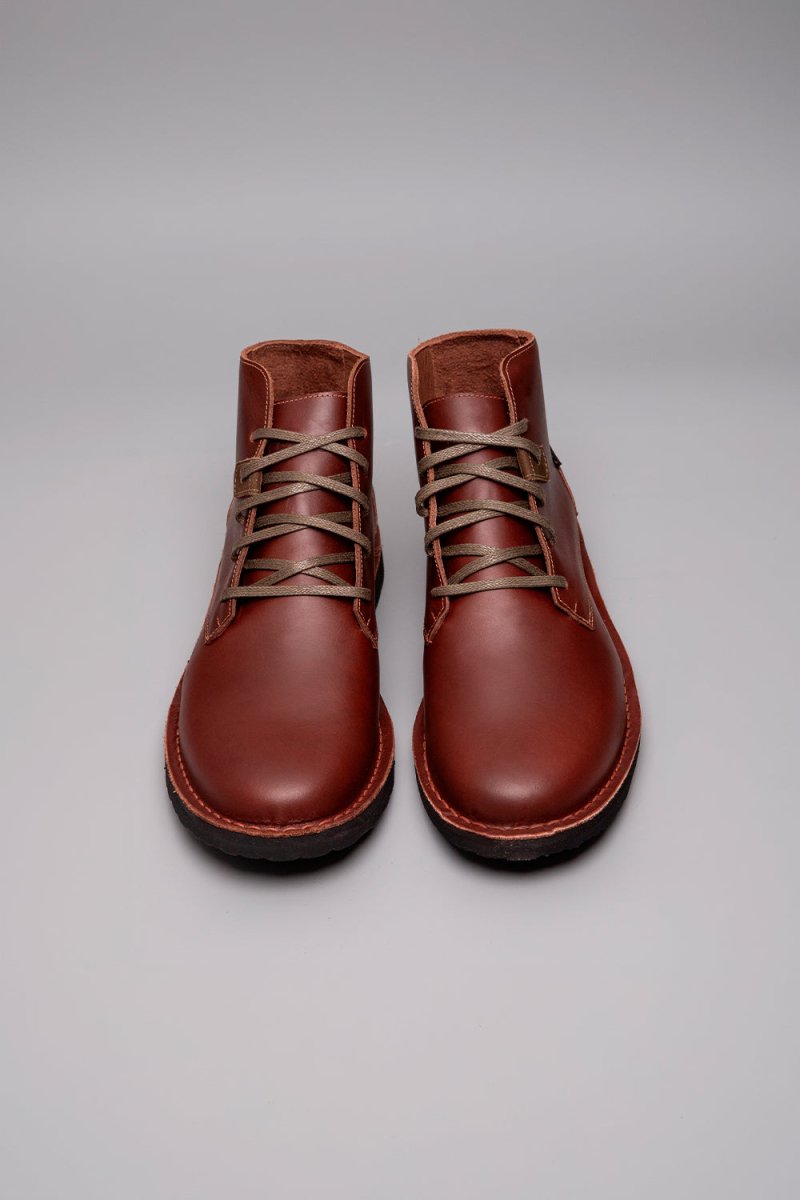  - Botín Hombre - Pudu Hi Pull Up Café - BESTIAS