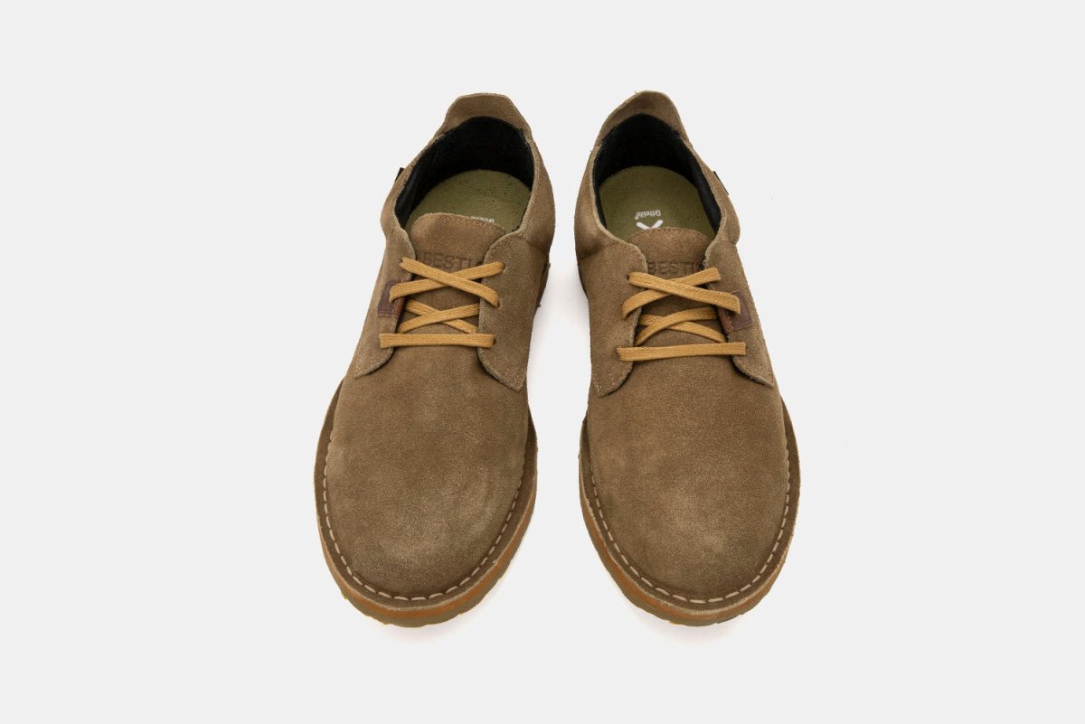 Shoes - Botín Hombre - Pudú Low Suede Almendra - BESTIAS