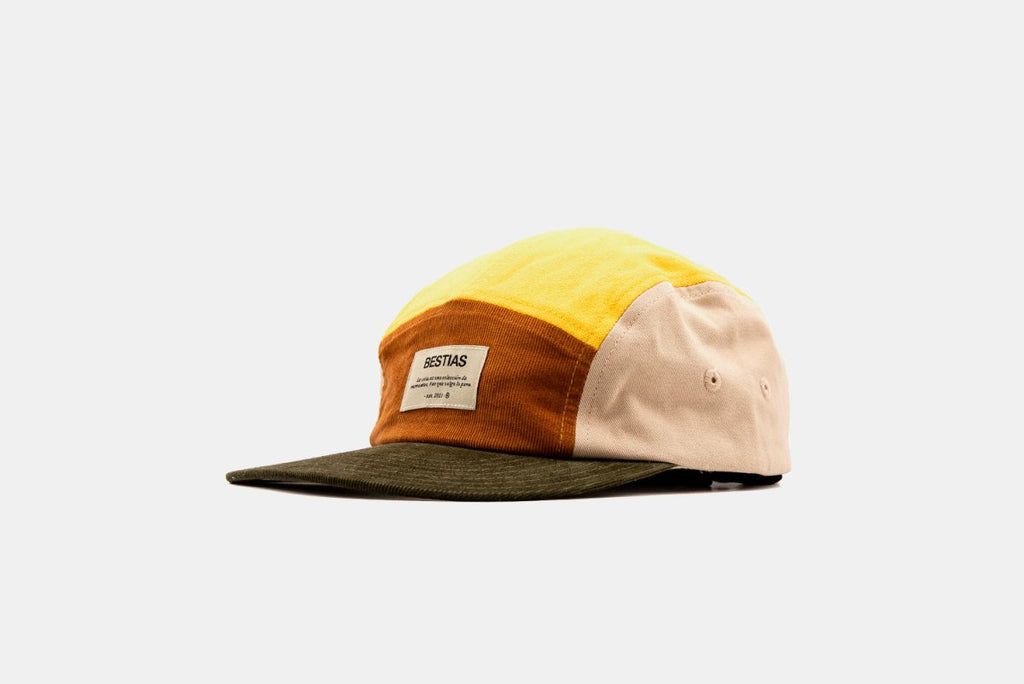 Jockey 5 Panel - Patchwork Mostaza — Bestias