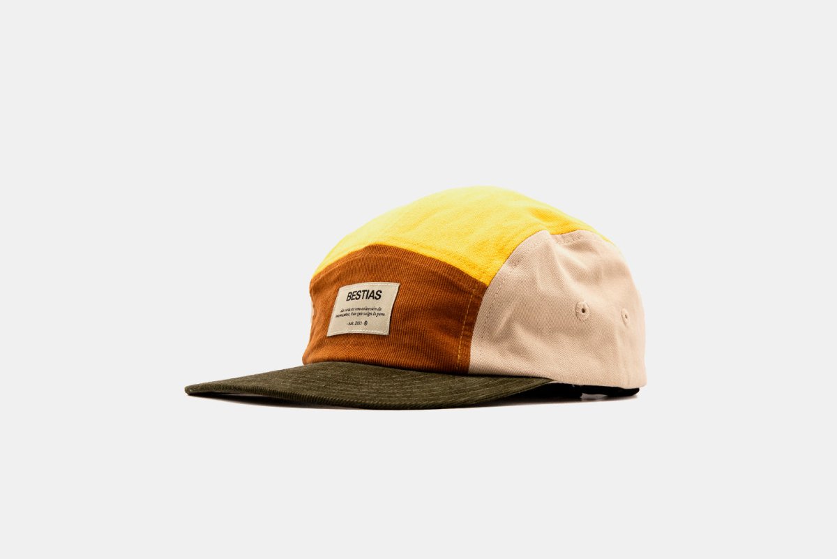 Jockey 5 Panel - Patchwork Mostaza — Bestias