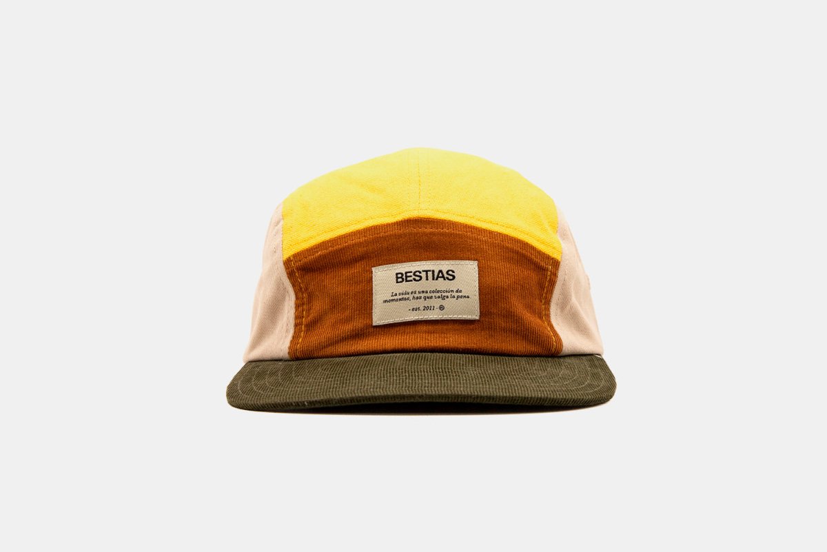 Jockey 5 Panel - Patchwork Mostaza — Bestias