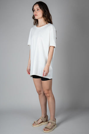  - Polera Playera Algodón Orgánico - Off White - BESTIAS