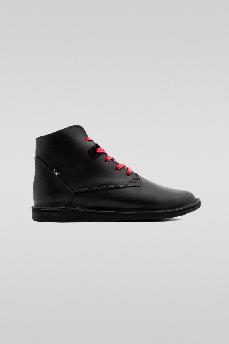 Shoes - Pudú Hi | Black / Red - BESTIAS