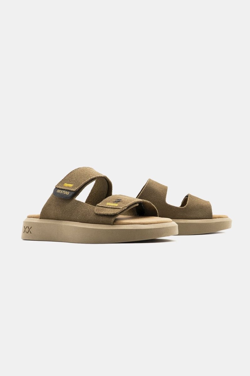 Shoes - Sandalia Mujer - Pantai Suede Castor - BESTIAS