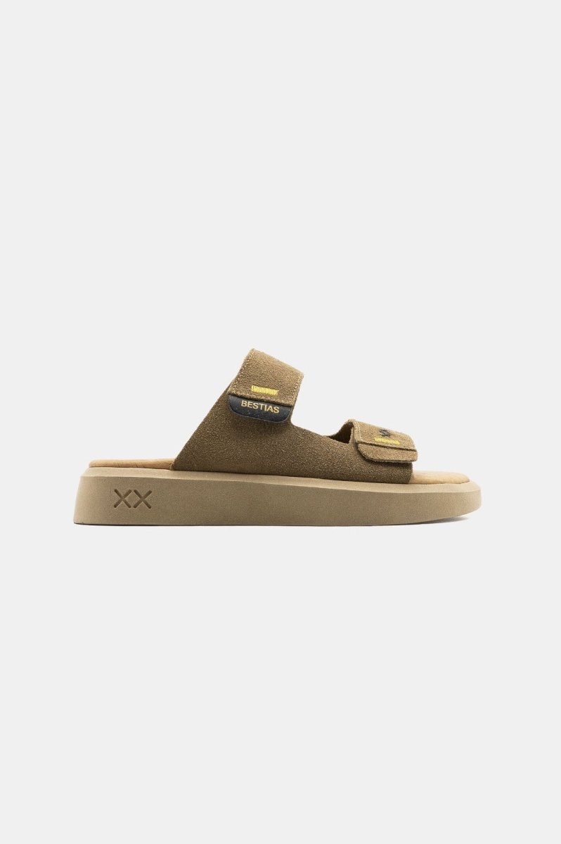 Shoes - Sandalia Mujer - Pantai Suede Castor - BESTIAS