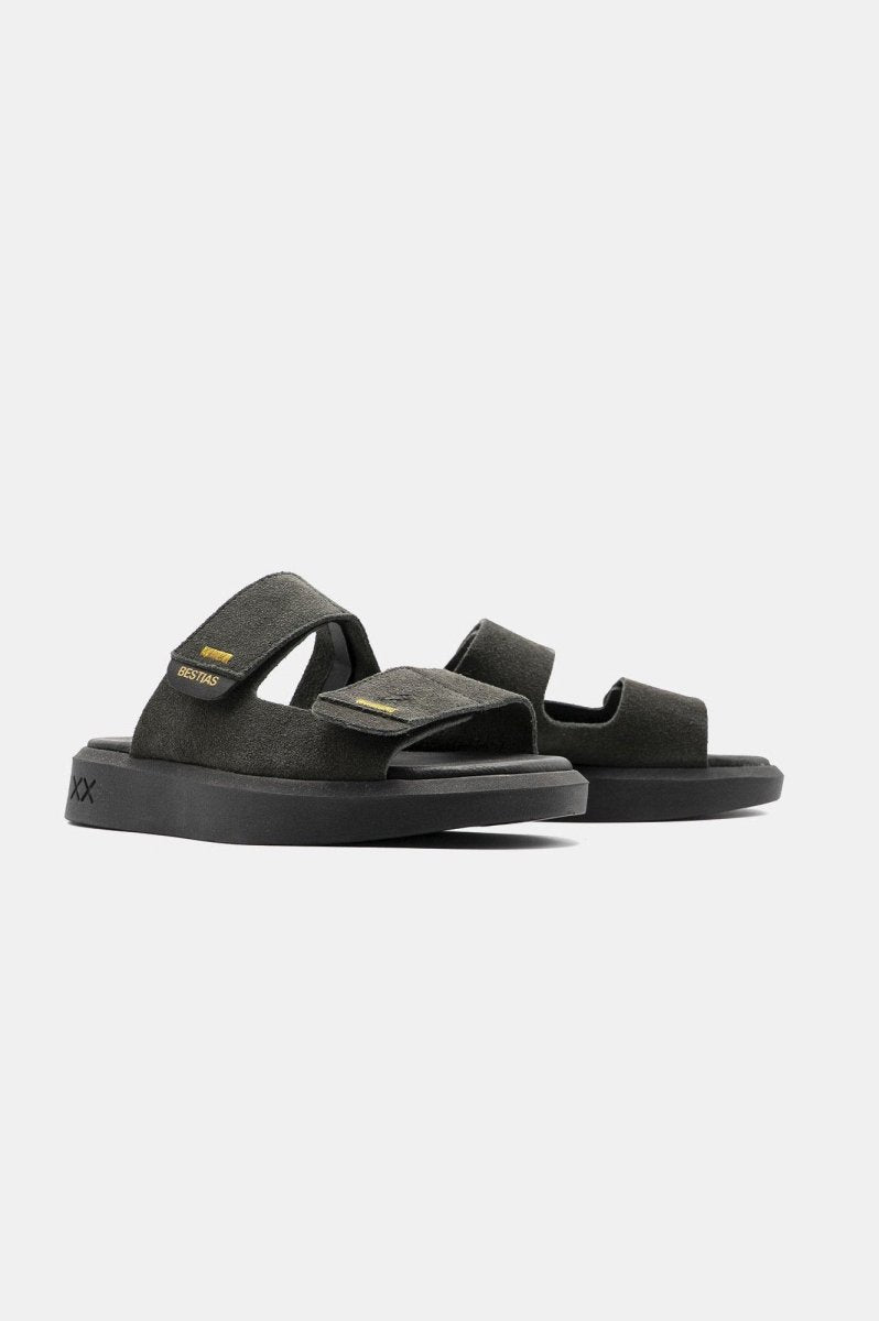 Shoes - Sandalia Mujer - Pantai Suede Onyx - BESTIAS