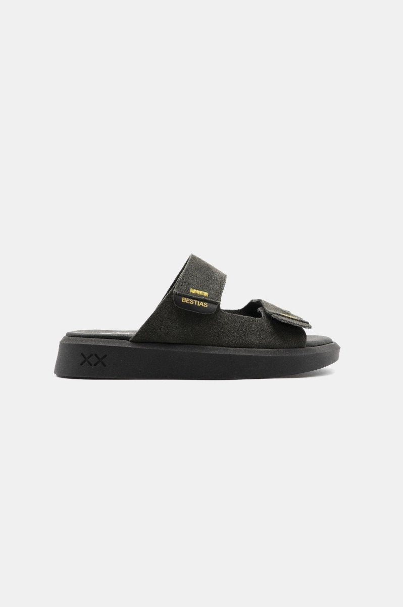 Shoes - Sandalia Mujer - Pantai Suede Onyx - BESTIAS