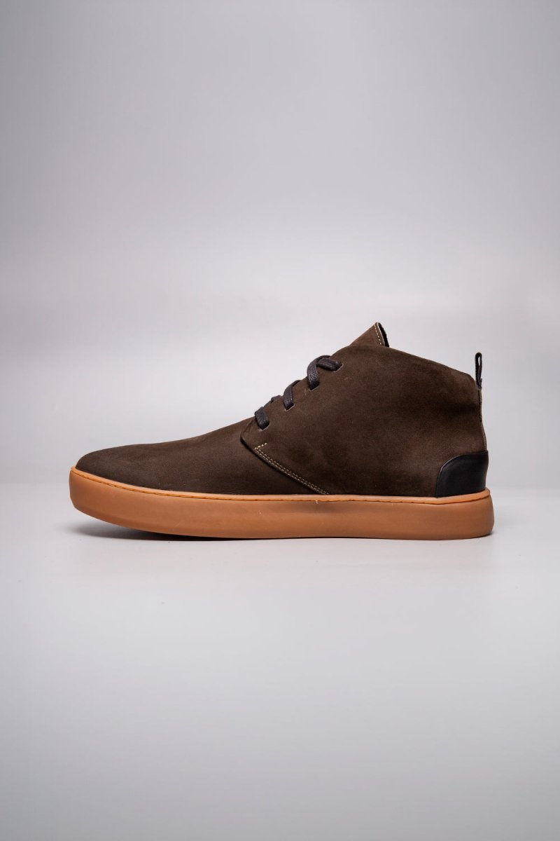 Shoes - Zapatilla Hombre - Gecko Nobuk Musgo Gum - BESTIAS