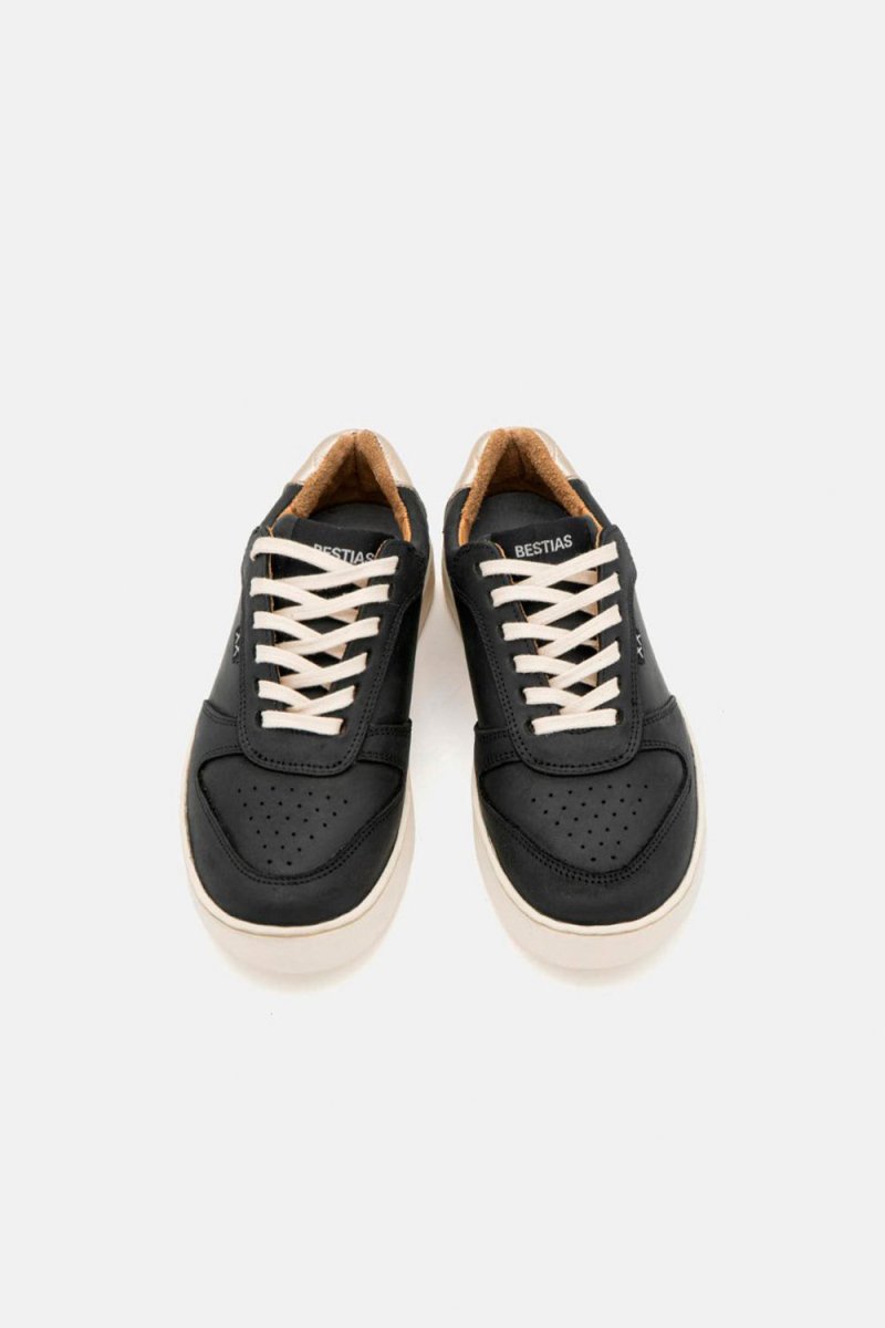 Shoes - Zapatilla Mujer - Bora Black/Gold - BESTIAS