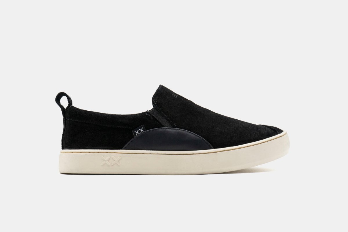 Shoes - Zapatilla Slip - On Hombre - Capitan Suede Black - BESTIAS