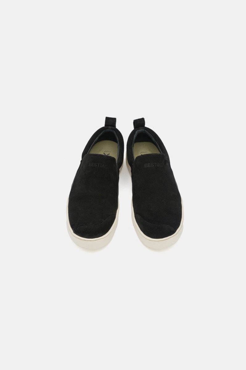 Shoes - Zapatilla Slip - On Hombre - Capitan Suede Black - BESTIAS