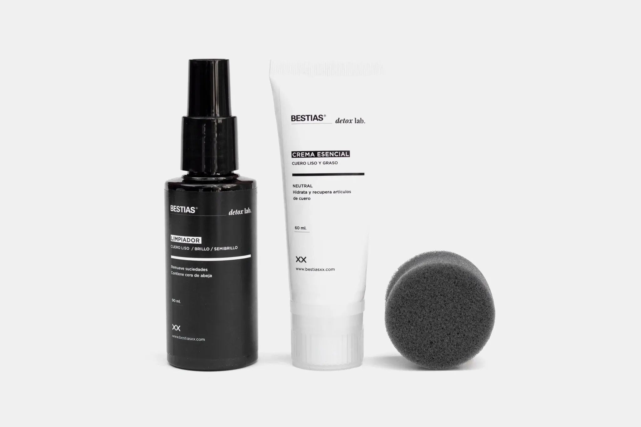 Limpiador Kit - Cuero Liso [detox lab] — Bestias