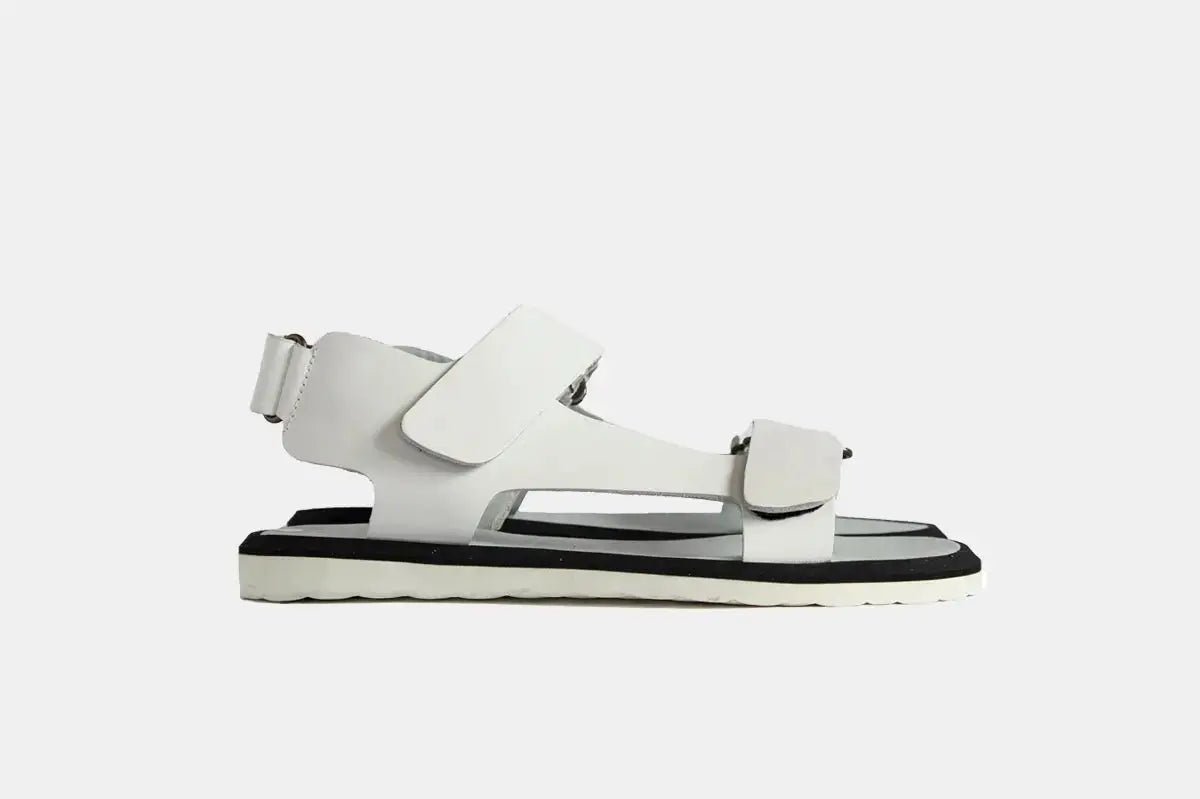 Shoes - Sandalia Mujer - Nomad White/Black - BESTIAS