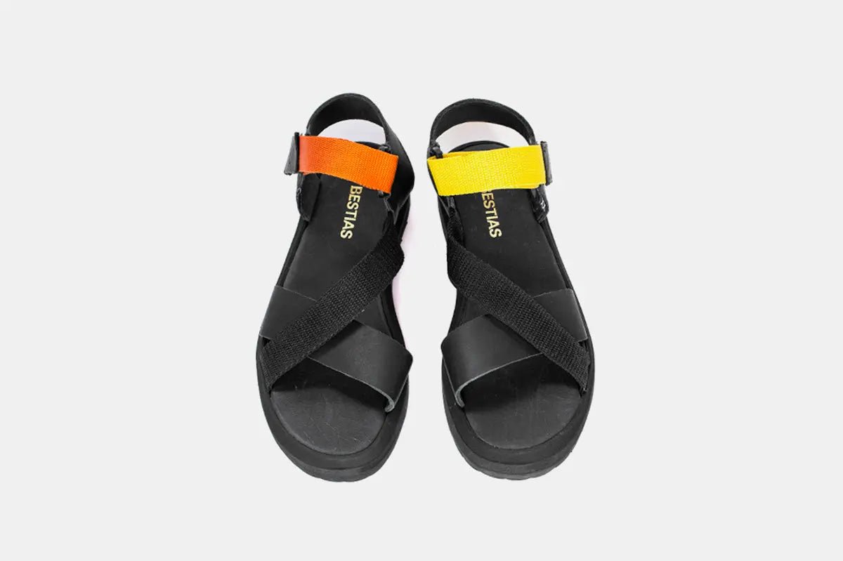 Shoes - Sandalia Mujer - Piton Bicolor - BESTIAS