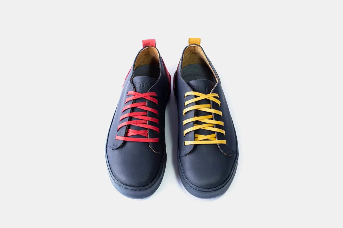 Zapatilla Mujer - Cayman Low Azul — Bestias