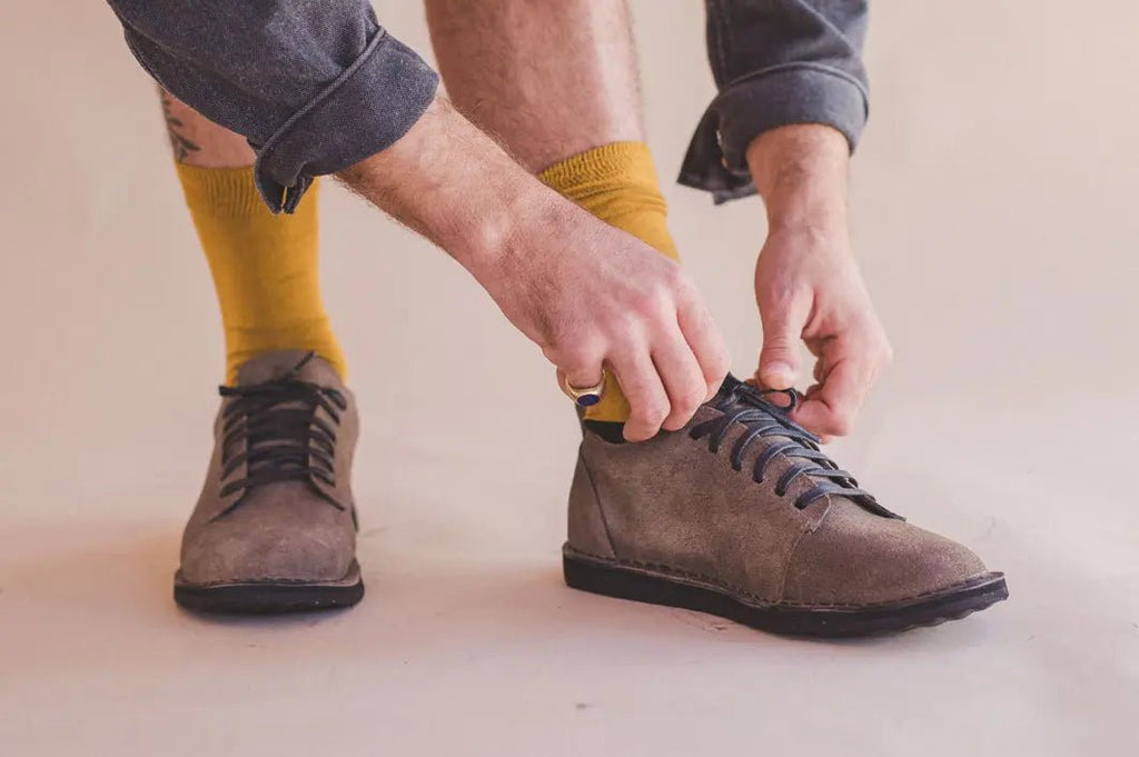 Zapato Hombre - Numbat Low Suede Plutón — Bestias